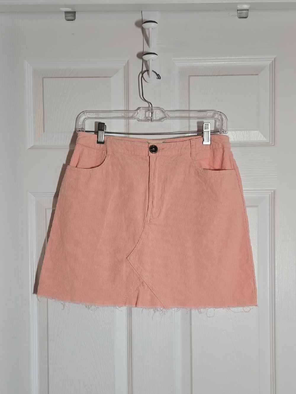 Altar'd State Peach Orange Corduroy Size Medium Skirt